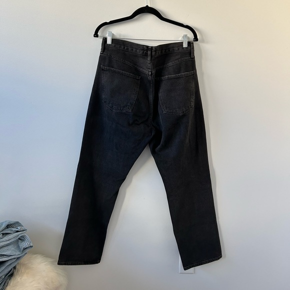 AGOLDE 90s Pinch Waist Jean Distressed Black size 28 - Picture 5 of 6